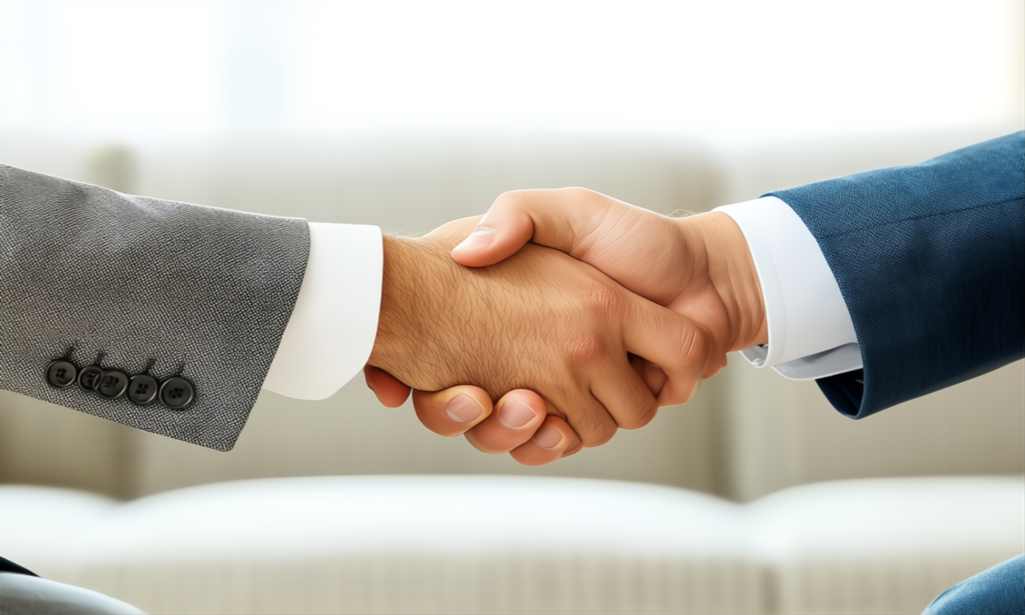 Businessmen Shaking Hands
